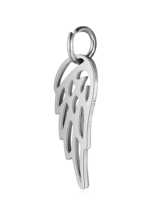 FTime Stainless Steel With Gold Plated Trendy wing Charms 1