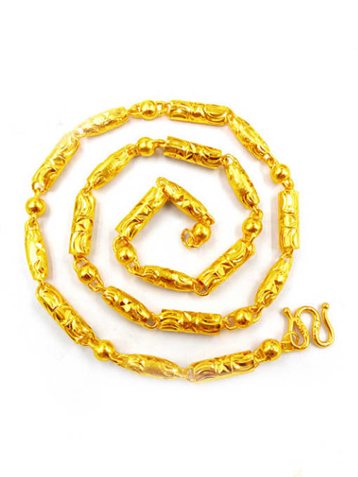 golden Men Gold Plated Brass Necklace