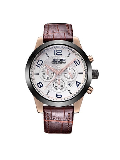 4 JEDIR Brand Chronograph Mechanical Watch