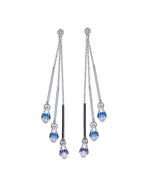 CEIDAI Multi-color Swaarovski Crystal drop earring 0