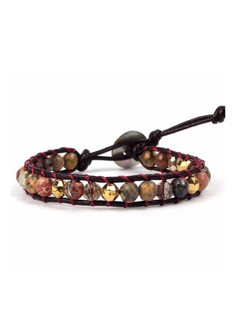 B6035-J Temperament Colorful Stones Women Bracelet