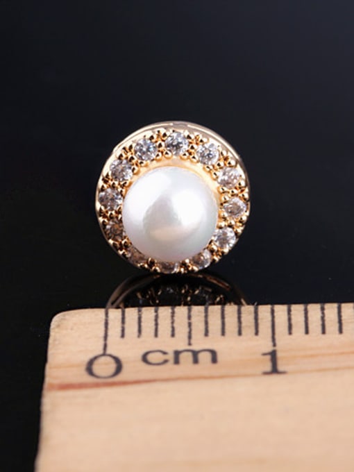 Qing Xing S925 Sterling Silver Pearl China Wind Temperament Anti-allergy stud Earring 2