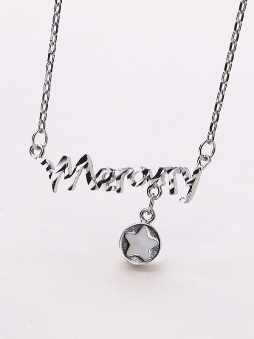 One Silver 2018 S925 Silver Star Necklace 0