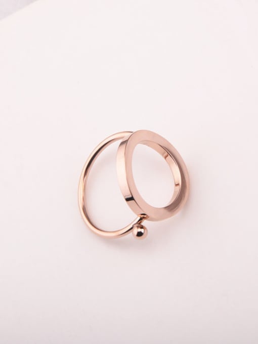 GROSE Fashion Simple Circle Women Ring 0