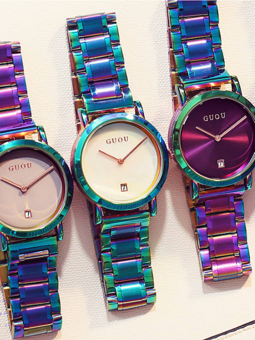 GUOU Watches GUOU Brand Simple Colorful Watch 1