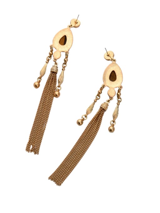 KM Alloy Tassels drop earring 3