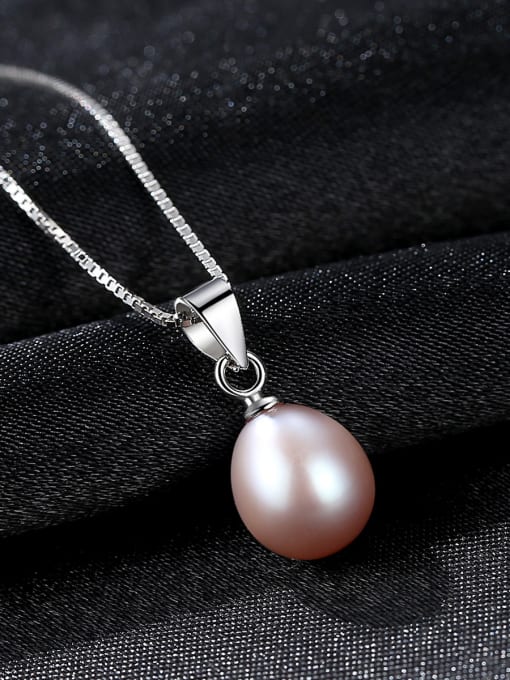 CCUI Sterling Silver seeds with fresh pearl necklace 2