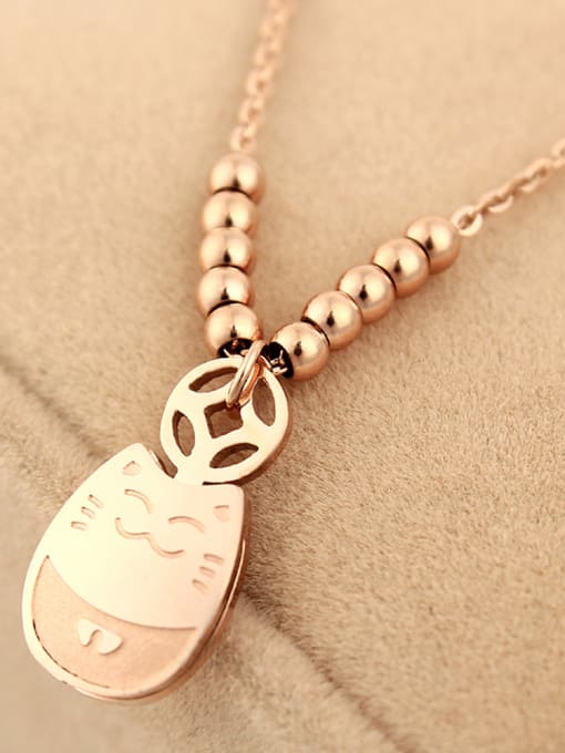 Open Sky Fashion Beads Cartoon Totoro Rose Gold Plated Anklet 2