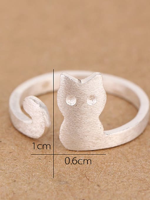 Peng Yuan Kitten Opening Midi Ring 3