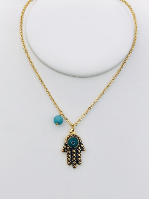 LI MUMU Copper With 18k Gold Plated Trendy Necklaces & Pendants