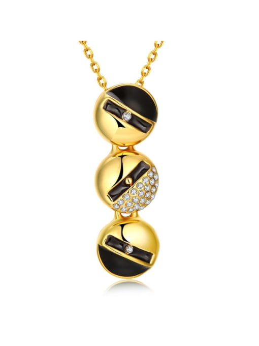 OUXI Popular Long Style Round Shaped Women Necklace 3