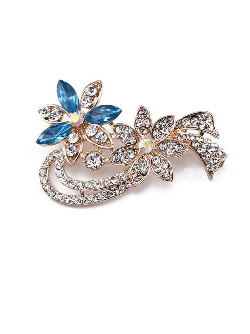 Inboe new 2018 2018 2018 2018 Flower-shaped Crystals Brooch 2