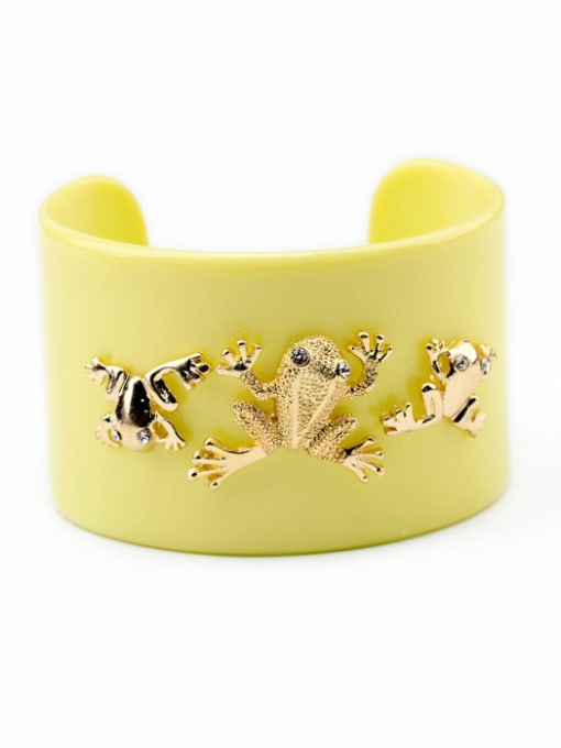 Yellow New Fluorescent Color Bangle