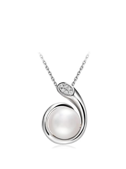 EVITA PERONI Fashion Freshwater Pearl Six-shaped Necklace