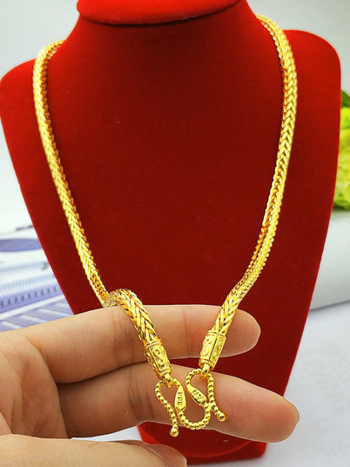 Neayou Men Delicate Geometric Shaped Necklace 1