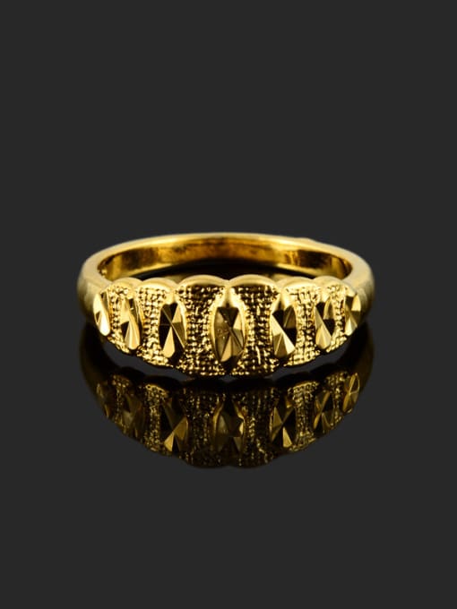 Yi Heng Da Exquisite 24K Gold Plated Bowknot Shaped Copper Ring 1
