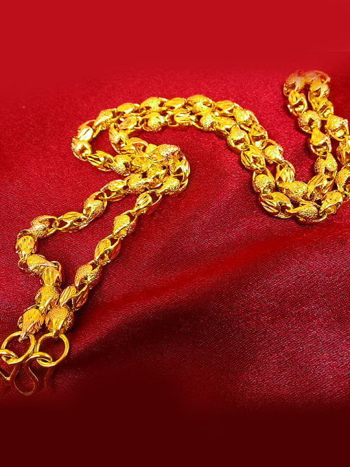 8Mm Men Exquisite Wheat Design Necklace
