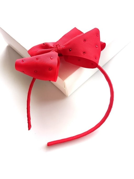 Red Headband Bow Hair Band