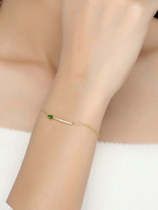 ZK Simple Arrow Shaped Accessories Gold Plated Bracelet 1