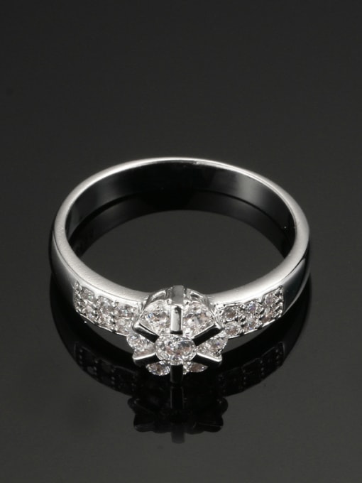 ZK Hot Selling Wedding Noble Ring with Zircons 1