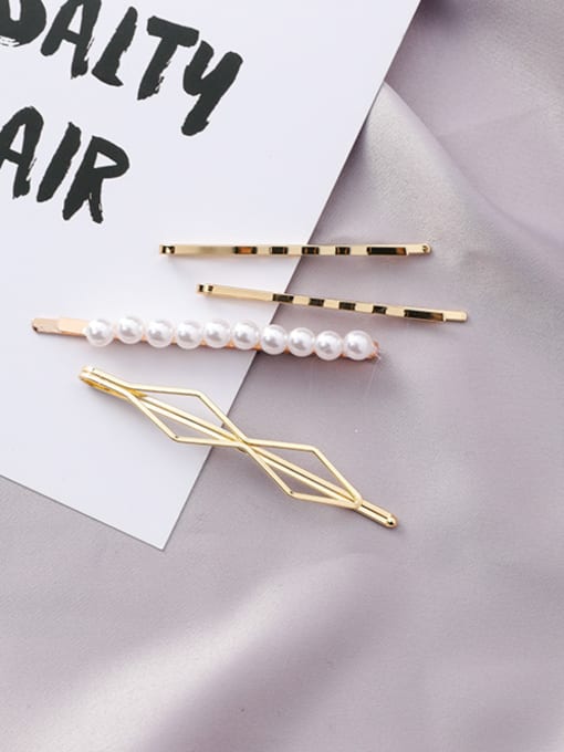 8#10171 Alloy With New retro pearl hairpin Hair Pins