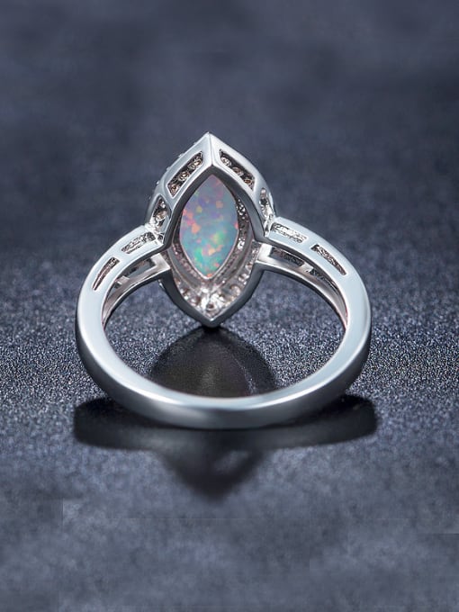 UNIENO Oval Opal Stone Engagement Ring 1