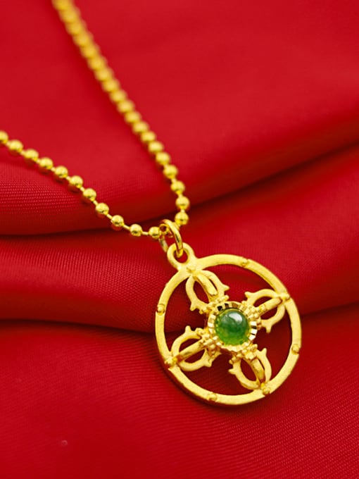 Neayou Luxury Cross Shaped jade Necklace 0
