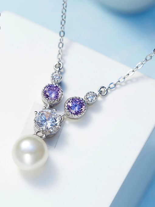 CEIDAI 2018 2018 925 Silver Pearl Necklace 1