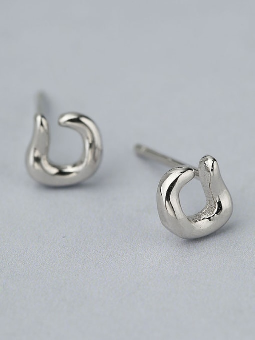 One Silver 925 Silver Insect Shaped stud Earring 3