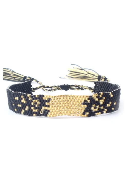 HB581-C Bohemia Style Tassel Woven Fashion Bracelet