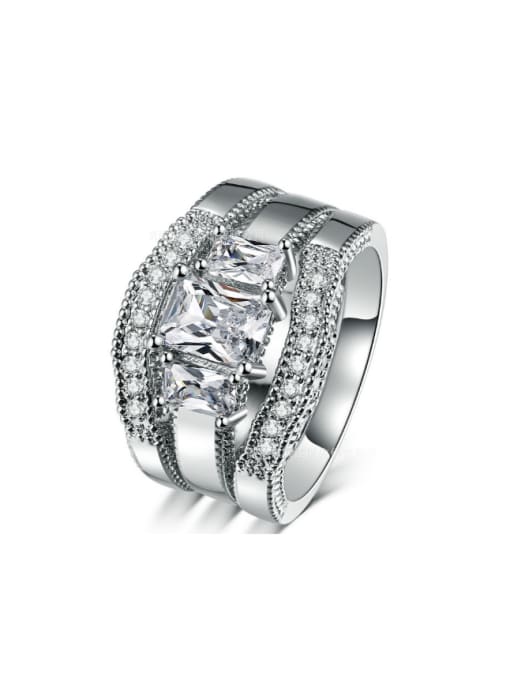 ZK Luxury Layer Noble Unisex Copper Ring 0