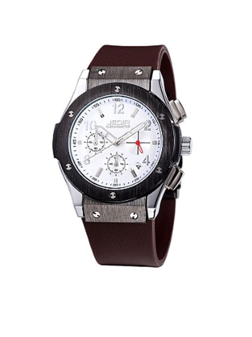 white Brown JEDIR Brand Fashion Glossy Watch
