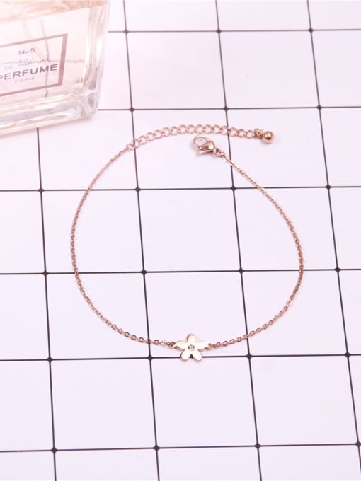 GROSE Flower Accessories Simple Style Women Anklet