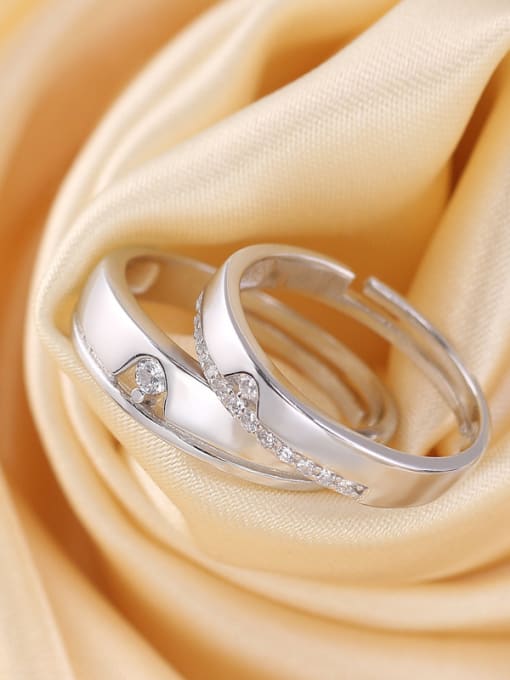 kwan S925 Silver Women Opening Fashion Lover Ring 2