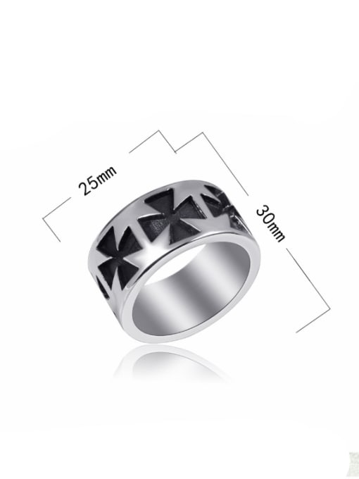 BSL Stainless Steel With Fashion Round Rings 2