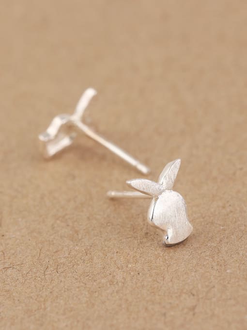 Peng Yuan Tiny Bunny Silver stud Earring 1