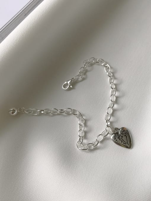 Boomer Cat Sterling silver wishing love O-chain bracelet 1