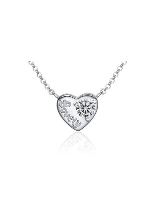 kwan Love Heart-shape Fashion Gift Necklace 0