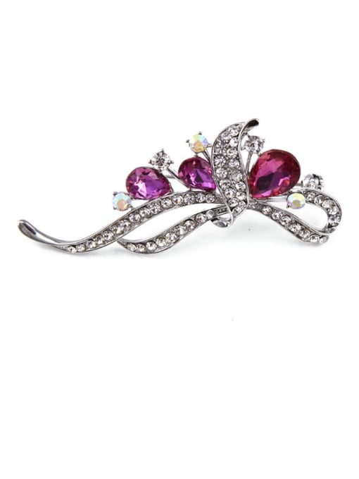 Inboe 2018 2018 Platinum Plated Crystals Brooch 0