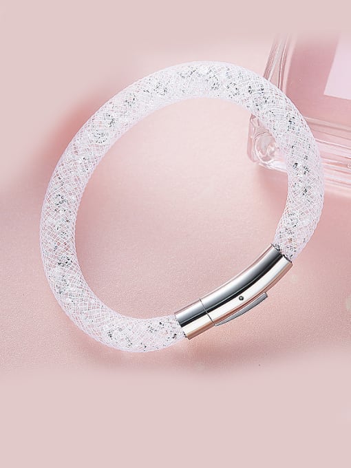 White austrian Crystal Bracelet