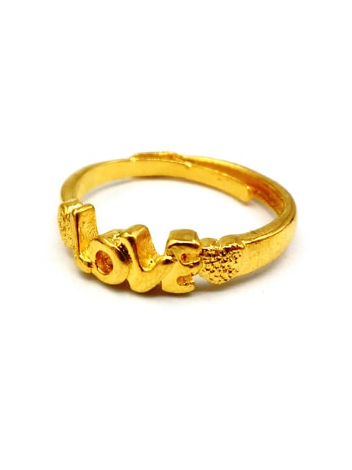 LOVE Open Design Heart Shape Women Ring