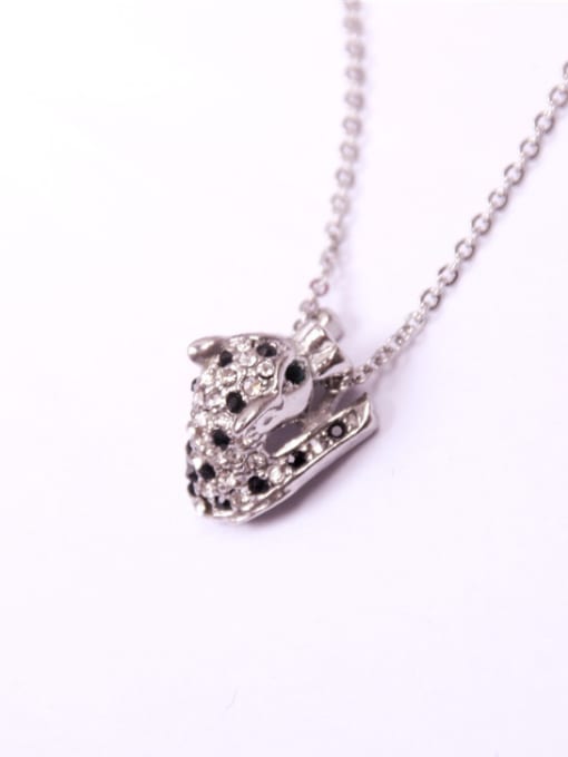 GROSE Personalized Casting Leopard Head Necklace 2