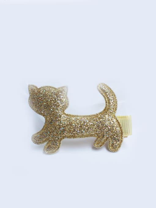 Gold Kitty Shining Hair clip