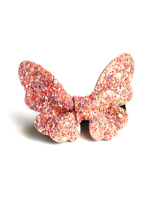 light pink 2018 Color Butterfly Hair clip