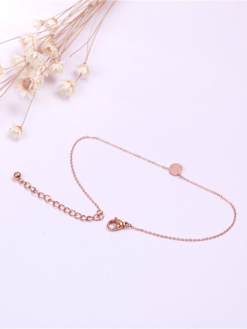 GROSE Rose Gold Plated Fashion Women Anklet 2