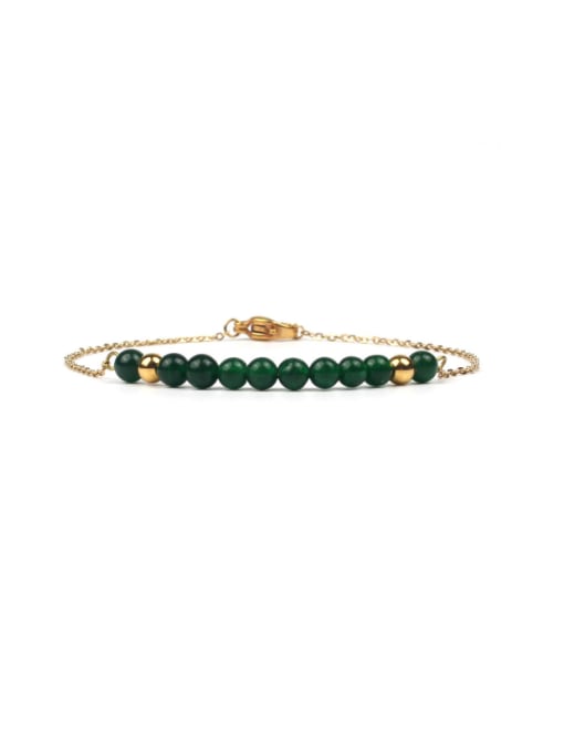 KSB1150G-C Green Agate Fashion Sweetly Women Stretch Bracelet