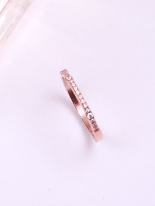 GROSE Micro Pave Rhinestones Simple Ring 1