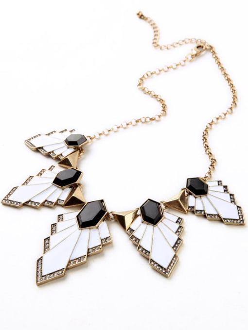 KM Enamel Triangle Women Necklace 2