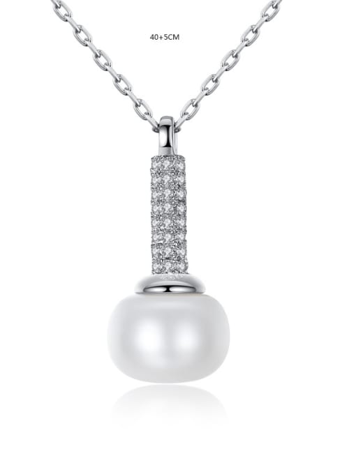 BLING SU Copper With 3A cubic zirconia Classic Ball Necklaces 4