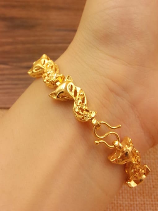 Neayou Gold Plated Fox Shaped Bracelet 2